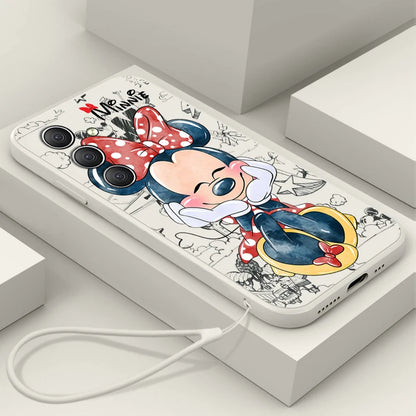 Capinha Branca com alça - Mickey corpo inteiro