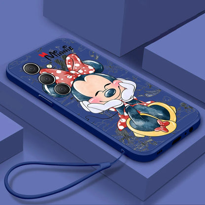 Capinha Azul Marinho Minnie corpo inteiro com alça