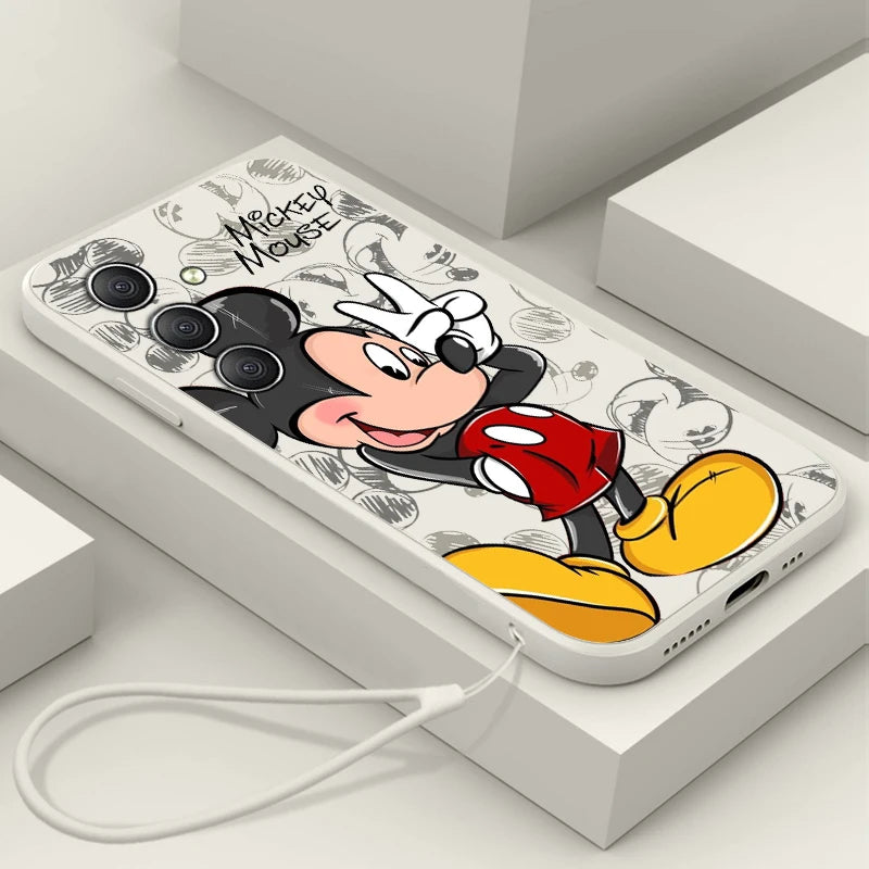 Capinha Branca com alça - Mickey corpo inteiro