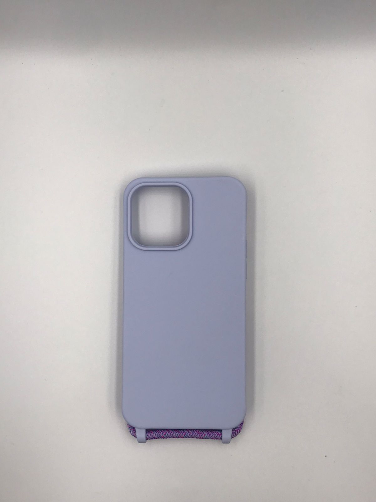 Case Iphone Crossbody Lilas lisa com alça regulável