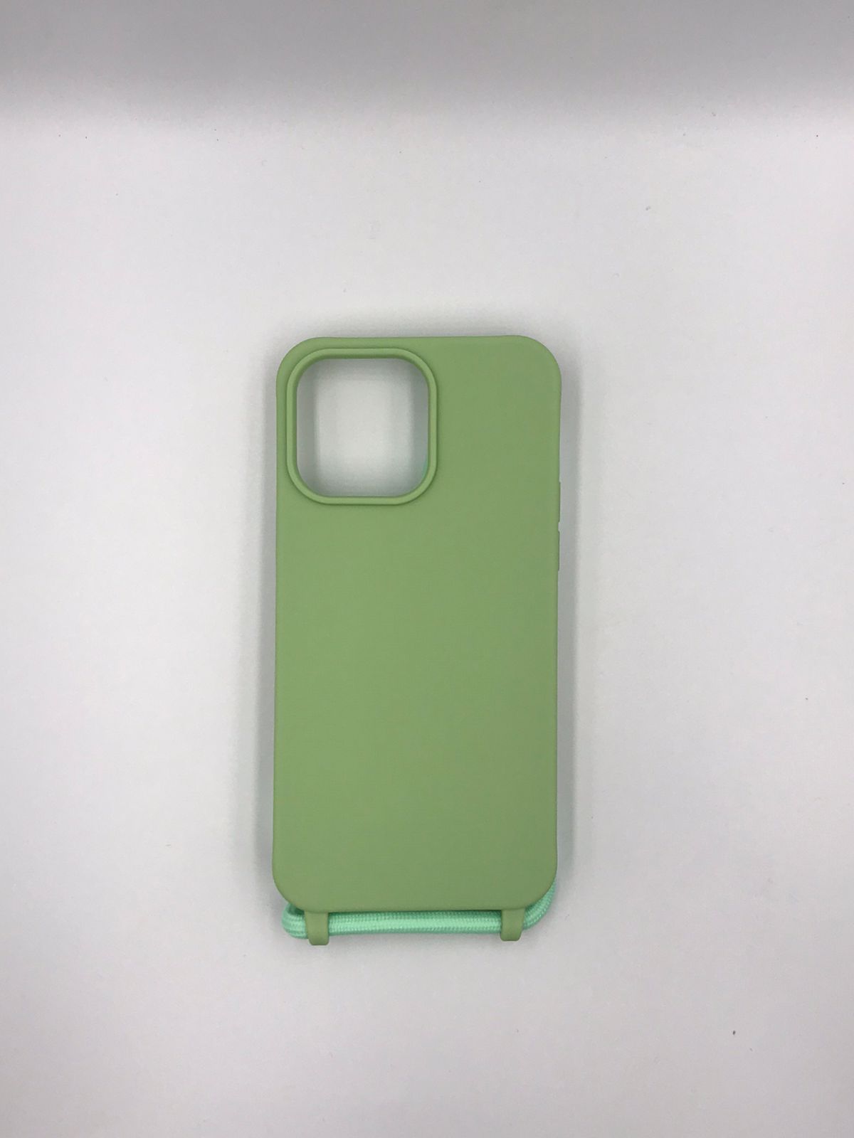 Case Iphone Crossbody Verde Glass lisa com alça regulavel